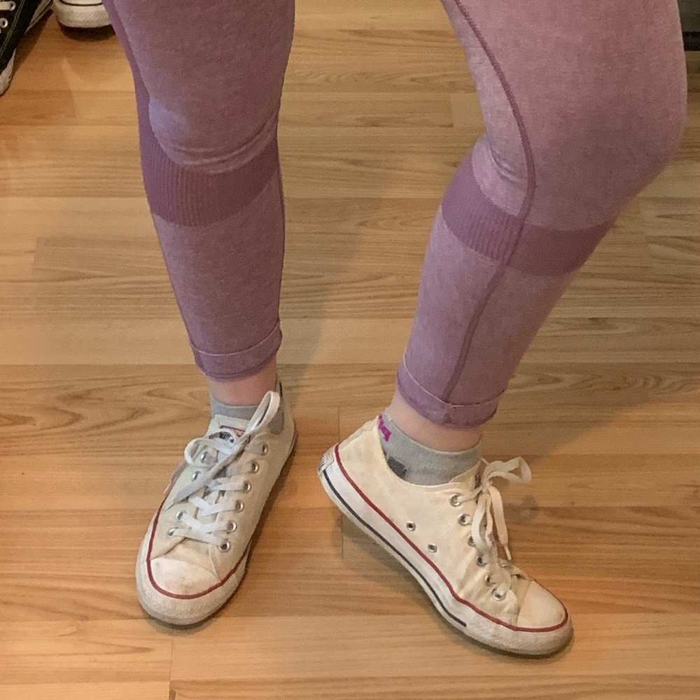 Low top converse in need of some bleaching!